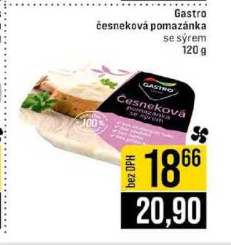 Gastro česneková pomazánka se sýrem 120 g