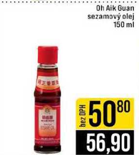 Oh Aik Guan sezamový olej 150 ml