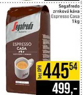 Segafredo zrnková káva Espresso Casa 1 kg