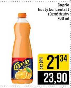 Caprio hustý koncentrát různé druhy 700 ml