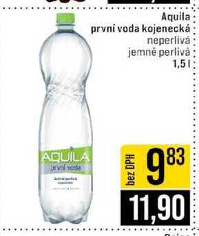 Aquila první voda kojenecká neperlivá jemné perlivá 1,5l