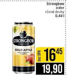 Strongbow cider různé druhy 0,44