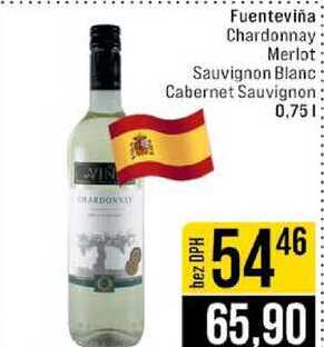 Fuenteviña Chardonnay Merlot Sauvignon Blanc Cabernet Sauvignon 0.75l