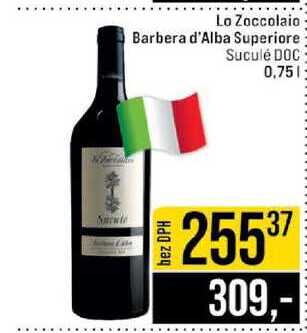 Lo Zoccolaio Barbera d'Alba Superiore Sucule DOC 0,75l