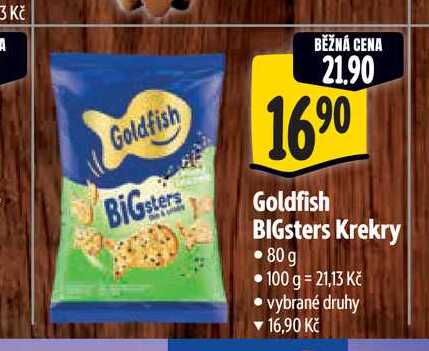 Goldfish BIGsters Krekry 80 g