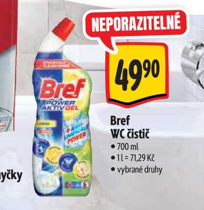 Bref WC čistič 700 ml