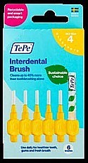 TePe Original mezizubní kartáčky z bioplastu 0,7 mm žluté
