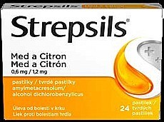 Strepsils Med a Citron