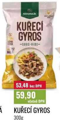 KUŘECÍ GYROS 300g 