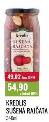 KREOLIS SUŠENÁ RAJČATA 340ml 