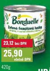 Bonduelle zelené fazolové lusky 420g