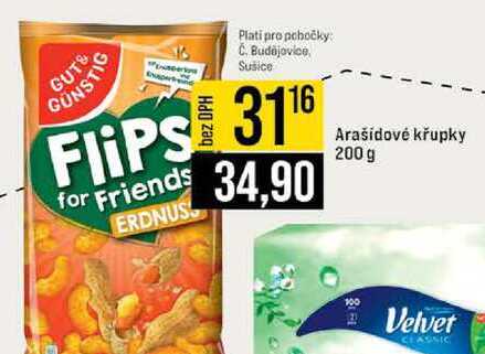 Arašídové křupky 200 g