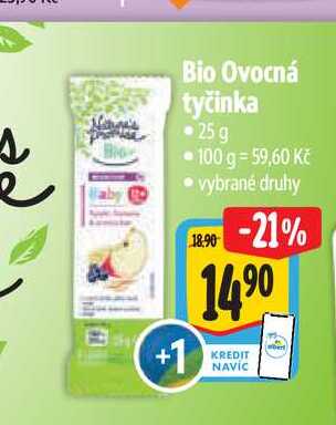 Bio Ovocná tyčinka 25 g   
