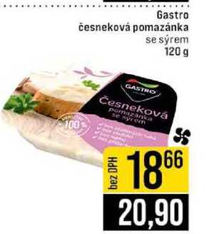 Gastro česneková pomazánka se sýrem 120 g