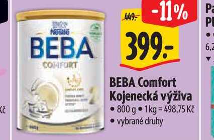 BEBA Comfort Kojenecká výživa 800 g