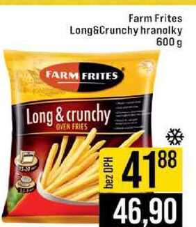 Farm Frites Long&Crunchy hranolky 600 g
