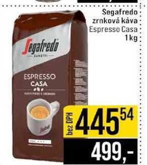Segafredo zrnková káva Espresso Casa 1 kg