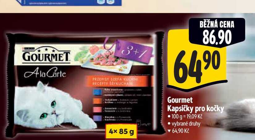 Gourmet Kapsičky pro kočky 100 g