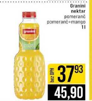 Granini nektar pomeranč pomeranč+mango 1l