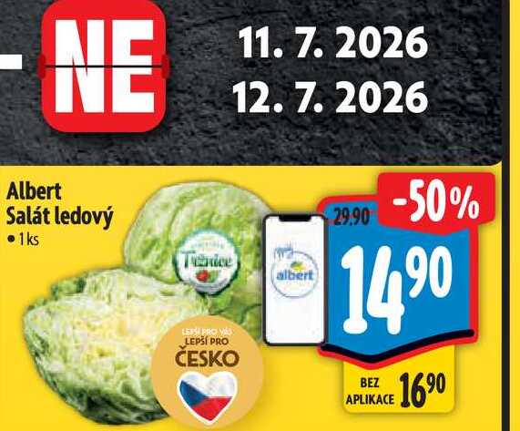  Albert Salát ledový  1ks  