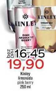 Kinley limonáda pink berry 250 ml 