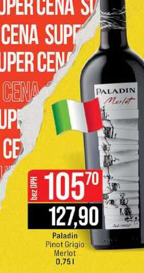 Paladin Pinot Grigio Merlot 0,75l