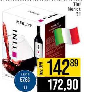 Tini Merlot 3l