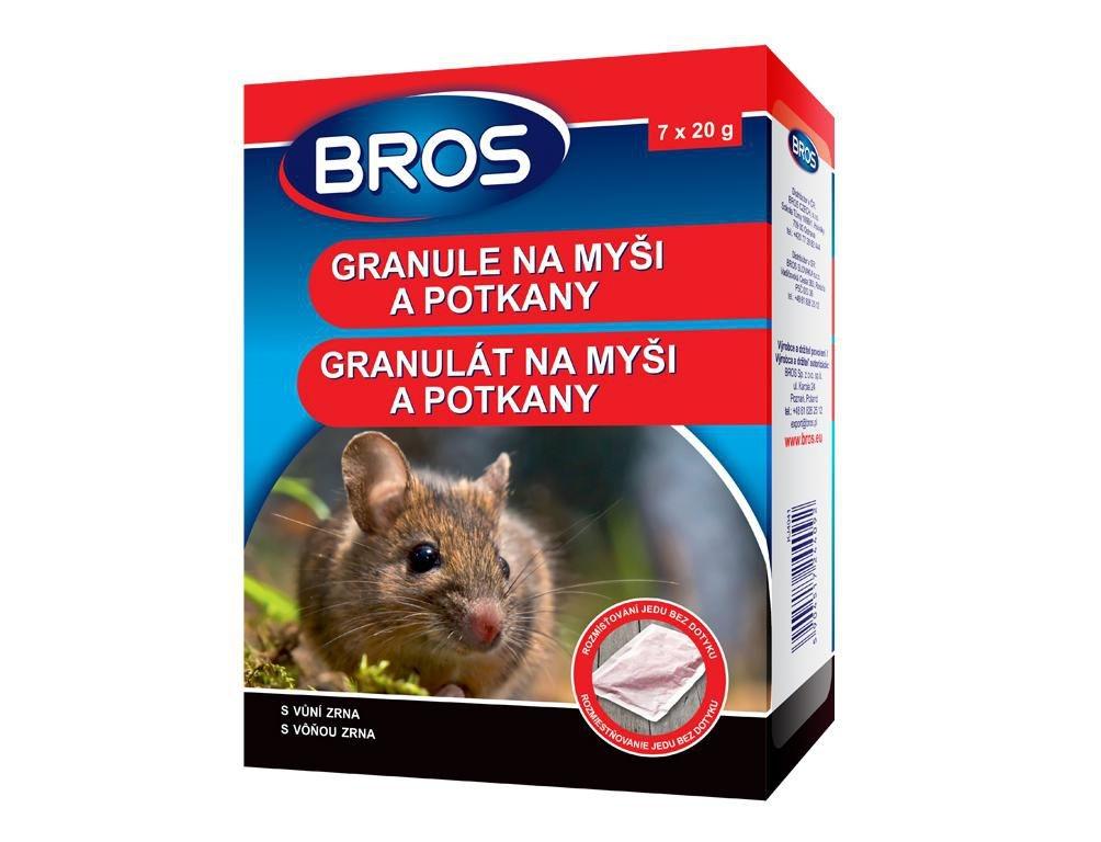 Granule na myši a potkany Bros, 1 KS