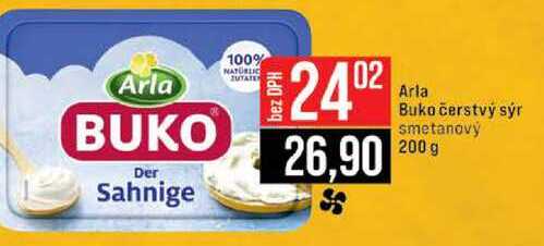 Arla Buko čerstvý sýr smetanový 200 g