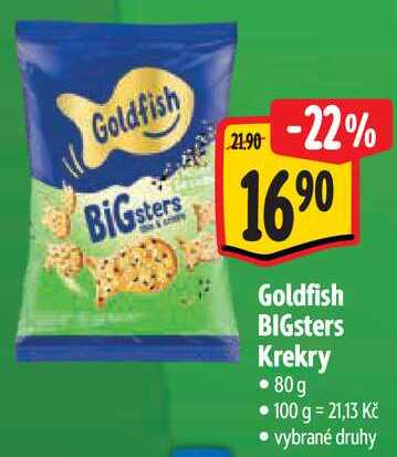 Goldfish BIGsters Krekry, 80 g