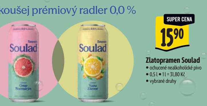 Zlatopramen Soulad, 0,5 l