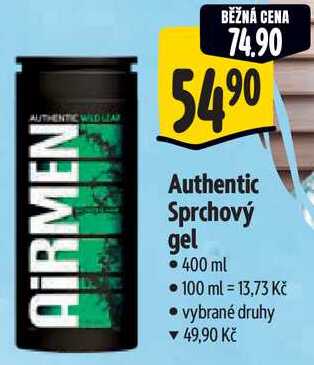 Authentic Sprchový gel, 400 ml