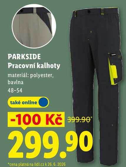 PARKSIDE Pracovní kalhoty