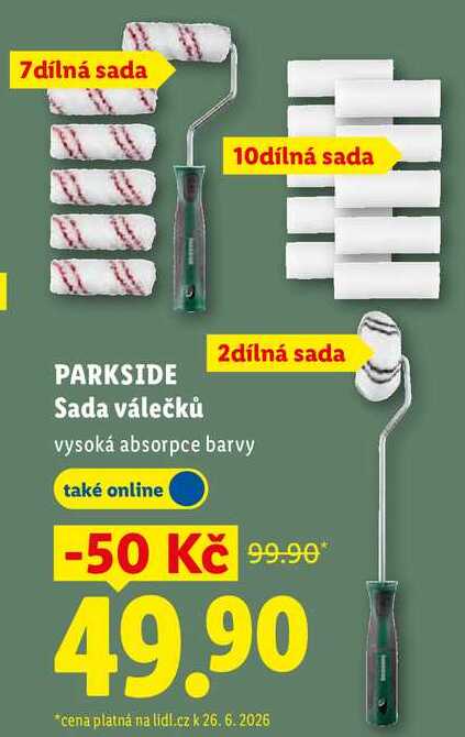 PARKSIDE Sada válečků 