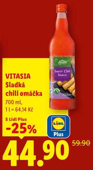 VITASIA Sladká chili omáčka, 700 ml