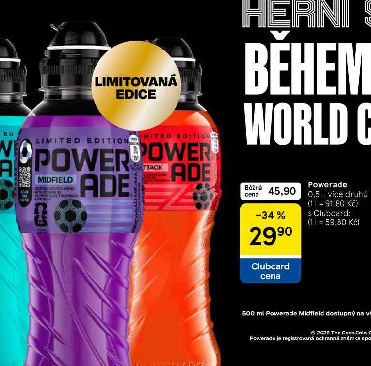 Powerade, 0,5 l