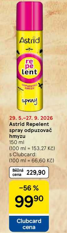 Astrid Repelent spray odpuzovač hmyzu, 150 ml 