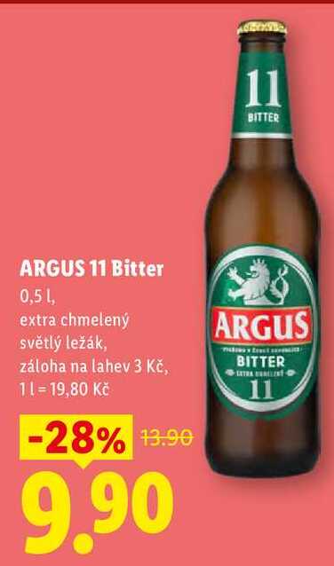 ARGUS 11 Bitter, 0,5 l