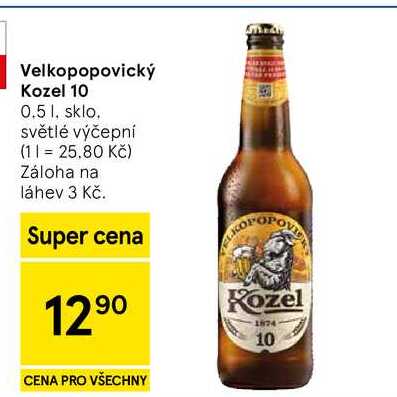 Velkopopovický Kozel 10, 0.5 l