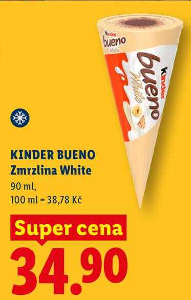 KINDER BUENO Zmrzlina White, 90 ml