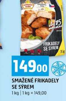 SMAŽENÉ FRIKADELY SE SÝREM 1 kg