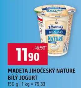 MADETA JIHOČESKÝ NATURE BÍLÝ JOGURT 150 g
