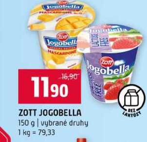 ZOTT JOGOBELLA 150 g vybrané druhy