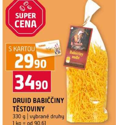 DRUID BABIČČINY TĚSTOVINY 330 g vybrané druhy