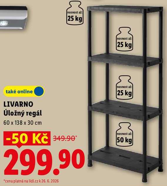 LIVARNO Úložný regál 