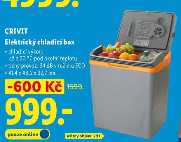 CRIVIT Elektrický chladicí box 