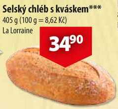 Selský chléb s kváskem, 405 g