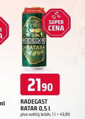RADEGAST RATAR 0,5l