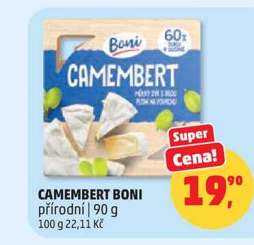 BONI CAMEMBERT přírodní 90 g