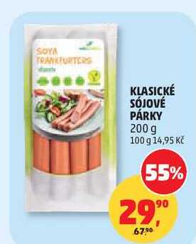 KLASICKÉ SÓJOVÉ PÁRKY 200 g